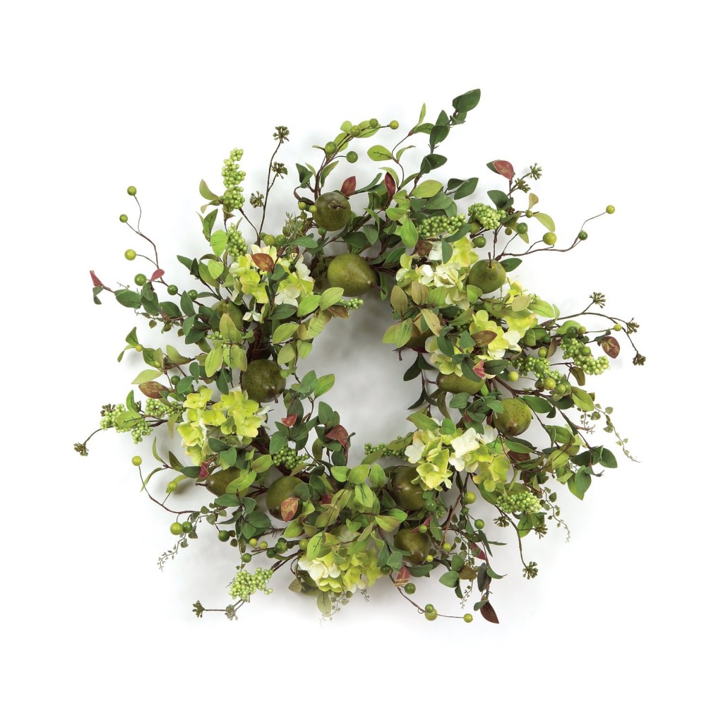Pear Hydrangea Wreath